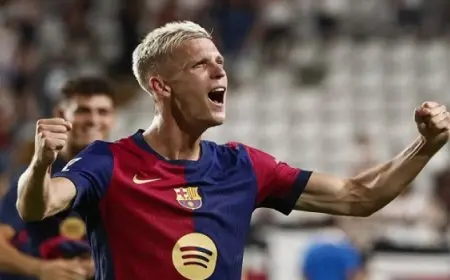 صحيفة إسبانية: رابطة “الليجا” تستأنف ضد قرار تسجيل برشلونة للثنائي أولمو وفيكتور