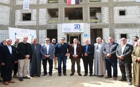 وزير الصحة ومحافظ المنوفية يتفقدان مشروع إنشاء مستشفى أشمون العام الجديد