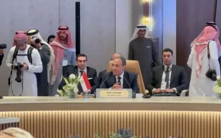 وزير الخارجية والهجرة يشارك في الاجتماع الوزاري العربي حول سوريا في الرياض