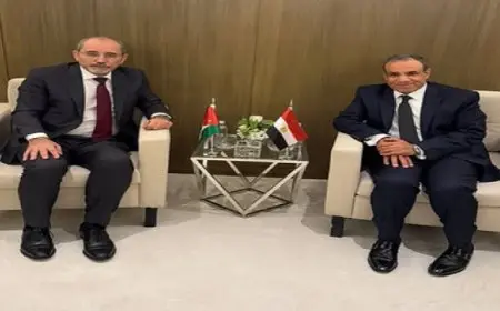 وزير الخارجية ونظيره الأردني يؤكدان رفضهما القاطع لتهجير الفلسطينيين سواء بالضفة الغربية أو غزة