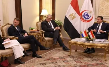 وزير الصحة يبحث التعاون مع السفير الهولندي وشركة “فيليبس” لدعم القطاع الصحي