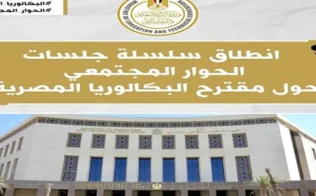 انطلاق فعاليات سلسلة جلسات الحوار المجتمعى حول مقترح نظام “شهادة البكالوريا المصرية”