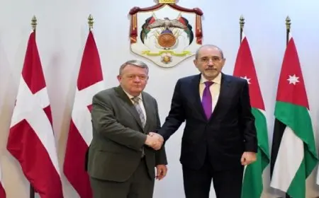 وزيرا خارجية الأردن والدنمارك يؤكدان ضرورة وقف الحرب على غزة وزيادة المساعدات