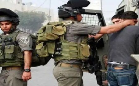 قوات الاحتلال الإسرائيلي تعتقل 35 فلسطينيا في أنحاء متفرقة بالضفة الغربية