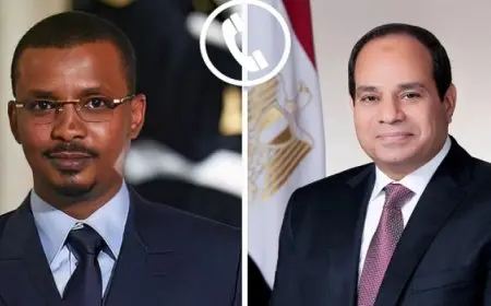 الرئيس السيسى يؤكد دعم مصر لأمن واستقرار تشاد
