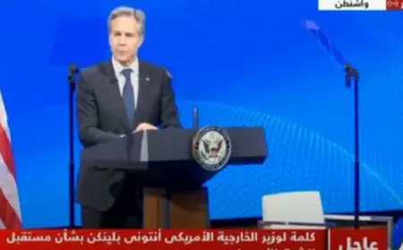 بلينكن: أمريكا ومصر وقطر يعملون على مقترح نهائى لوقف إطلاق النار بغزة