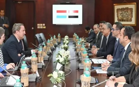 وزير الاستثمار يبحث تعزيز التعاون الاقتصادي مع نائب رئيس وزراء لوكسمبورج