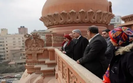 وزير السياحة والآثار يتفقد قصر البارون إمبان بمصر الجديدة