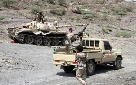 الجيش اليمنى يصد هجوما حوثيا جنوب مأرب