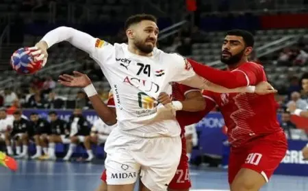 مصر تتخطى مجموعات مونديال اليد بالفوز على البحرين