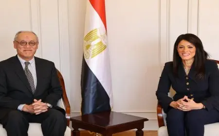 الدكتورة رانيا المشاط تبحث مع سفير اليابان بالقاهرة الخطة التنفيذية لمخرجات زيارتها لليابان