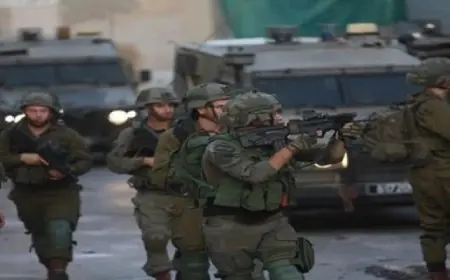 إصابة 4 أطفال بالرصاص الحي خلال اقتحام قوات الاحتلال الإسرائيلي بلدة فلسطينية بالضفة الغربية