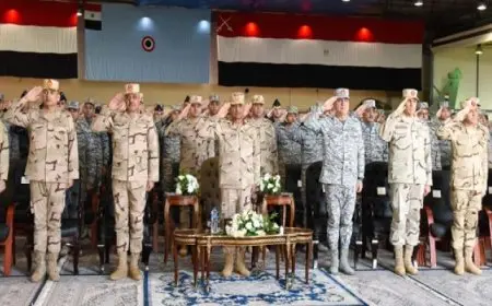 الفريق أول عبد المجيد صقر القائد العام للقوات المسلحة وزير الدفاع والإنتاج الحربى يتفقد إحدى القواعد الجوية