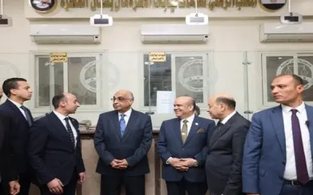 بال .. وزير العدل يتفقد أعمال ترميم مجمع محاكم الجلاء