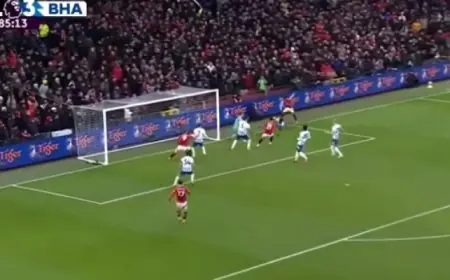 مانشستر يونايتد يواصل نتائجه السيئة في الدوري الإنجليزي بالخسارة أمام برايتون 3ـ1