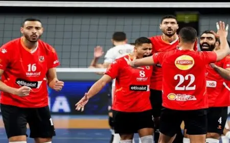 الأهلى يلتقى الشرطة القطرى والزمالك يواجه الهلال الليبى بالبطولة العربية للطائرة