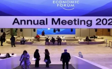 بدء أعمال منتدى دافوس الاقتصادى بمشاركة ٦٠ رئيس دولة