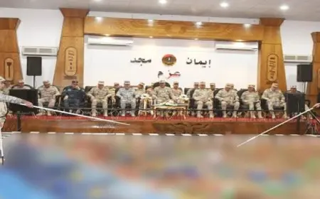 رئيس الأركان يشهد تنفيذ مشروع مراكز القيادة التعبوى لأحد تشكيلات القوات الجوية والدفاع الجوى