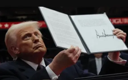ترامب يوقع عددا من الأوامر التنفيذية الرئاسية عقب تنصيبه