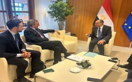 وزير الخارجية يلتقى رئيس مجموعة “الوطنيون من أجل أوروبا” بالبرلمان الأوروبى