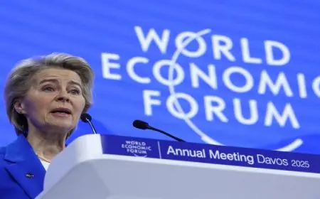 فون دير لاين تحذر من “سباق عالمى نحو القاع” بشأن استغلال الرسوم الجمركية