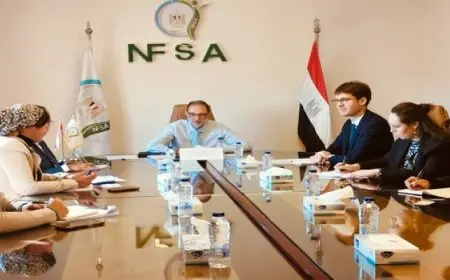 رئيس الهيئة القومية لسلامة الغذاء يستقبل ممثلى السفارة الفرنسية بالقاهرة