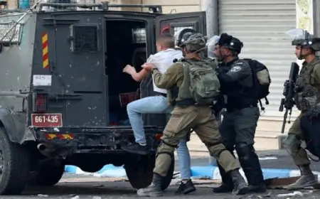 الاحتلال الإسرائيلى يعتقل 25 فلسطينيا من الضفة الغربية