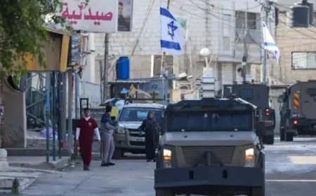تواصل العملية العسكرية الإسرائيلية فى جنين .. وانفجار بالمدينة جراء غارة نفذتها طائرة مسيّرة