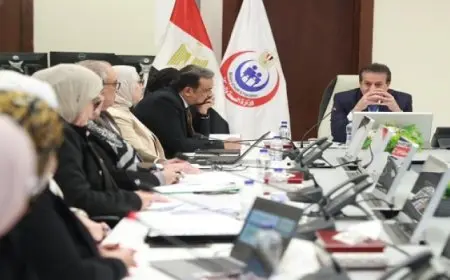 عبد الغفار يبحث معدلات التنفيذ بمشروع تطوير أنظمة الرعاية الصحية بمصر