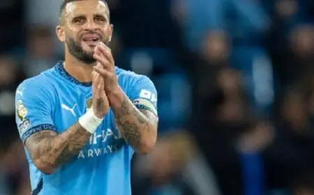 مانشستر سيتى يقبل عرض إي سى ميلان لاستعارة كايل ووكر