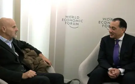 مدبولى يلتقى الرئيس التنفيذى لشركة “إينى” الإيطالية على هامش فعاليات منتدى دافوس 2025