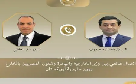وزير الخارجية يؤكد على الأهمية التى توليها مصر لتعزيز العلاقات الثنائية مع أوزبكستان