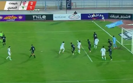 بتروجيت يهزم المصري 2-1 بالدوري الممتاز
