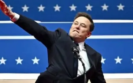 إيلون ماسك يتعرض للإدانة الدولية بعد “تحية غريبة” تشبه النازية