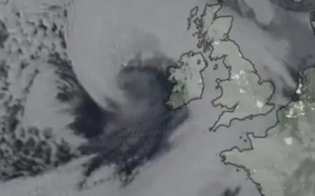العاصفة إيوين تتسبب فى ظاهرة “تيار اللدغة” الخطيرة