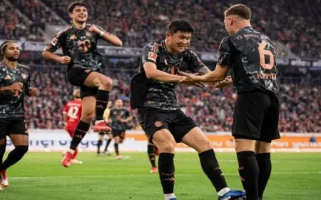 فوز بايرن ميونخ على فرايبورج 2-1 وتعادل لايبزيج أمام باير ليفركوزن 2-2 فى الدورى الألمانى