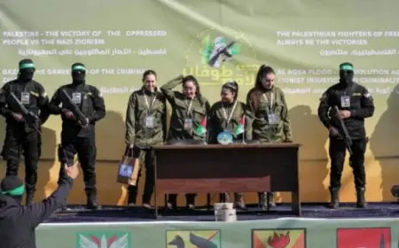 حماس تسلم الـ 4 مجندات الإسرائيليات فى إطار صفقة تبادل الأسرى