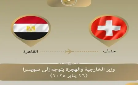 وزير الخارجية والهجرة يتوجه إلى جنيف