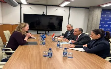 وزير الخارجية يؤكد موقف مصر الرافض لأي محاولات تستهدف تهجير الشعب الفلسطينى