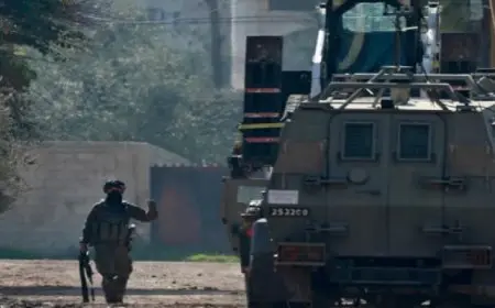 استشهاد وإصابة 5 فلسطينيين فى قصف إسرائيلى قرب مخيم نور شمس بطولكرم