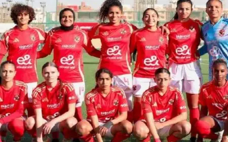 فوز الأهلى على زد 4-0 و الزمالك على البنك الأهلى 1-0 بدورى الكرة النسائية