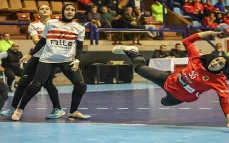 الأهلى والزمالك فى قمة ربع نهائى كأس مصر لسيدات اليد
