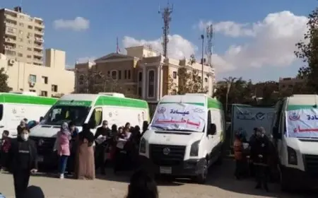 الصحة تطلق قافلتين طبيتين بالجيزة والأسكندرية ضمن مبادرة حياة كريمة