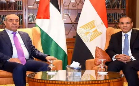 بال .. وزير الخارجية والهجرة يستقبل أمين سر اللجنة التنفيذية لمنظمة التحرير الفلسطينية