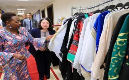 السيدة الأولى لجمهورية كينيا تزور مقر وزارة التضامن الاجتماعى بالعاصمة الإدارية الجديدة