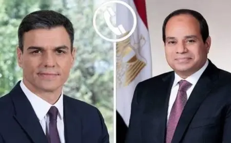 الرئيس السيسى يؤكد لرئيس وزراء إسبانيا على الثوابت المصرية بضرورة العمل على تنفيذ حل الدولتين