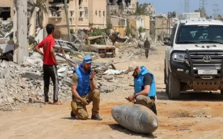 الأمم المتحدة تكثف من جهود الإغاثة في غزة مع تزايد خطر الألغام غير المنفجرة