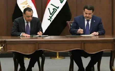 مدبولى والسودانى يشهدان التوقيع على عدد من وثائق التعاون ومحضر اجتماعات اللجنة العليا المشترك