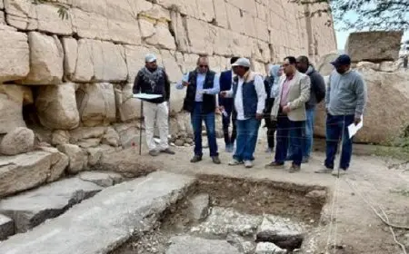 “الأعلى للآثار” يعلن بدء مشروع ترميم معبد الرامسيوم بالأقصر