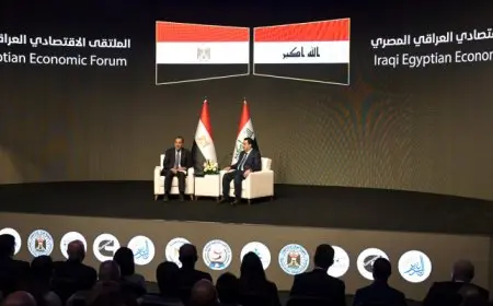 رئيسا وزراء مصر والعراق يترأسان منتدى “معاً لإعادة الإعمار والتعاون الثلاثي”